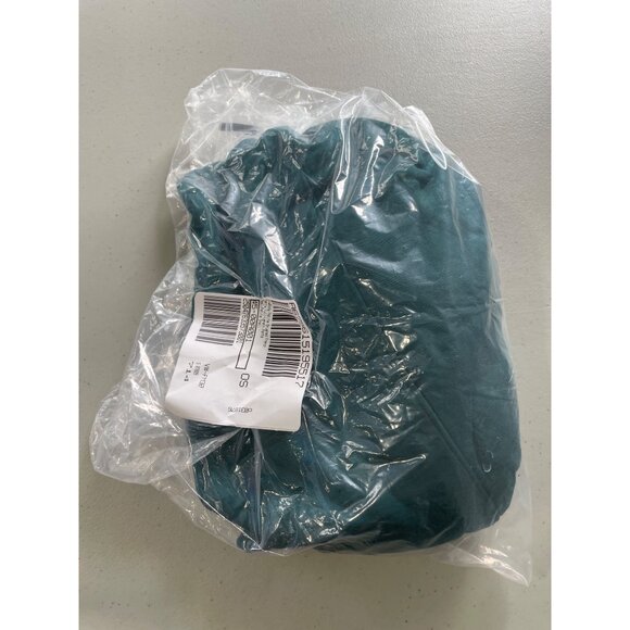 AnyBody Pet Brushed French Terry Full Length Pant Size Small Teal Lounge Comfy - Picture 5 of 9